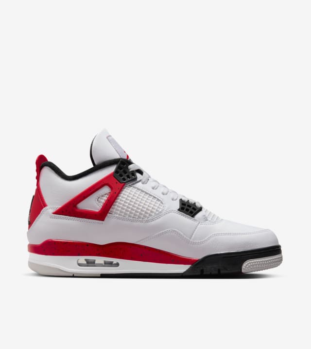 jordan retro 4 black red and white